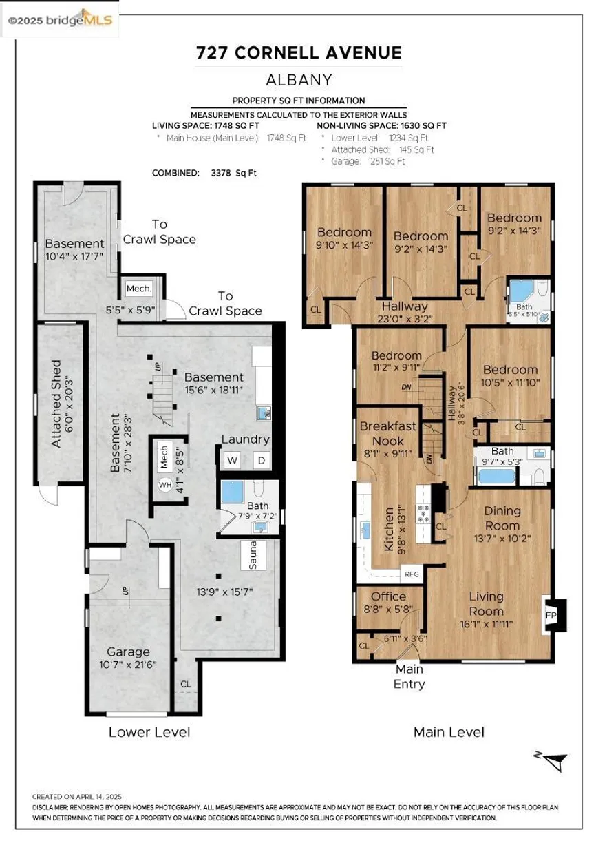 Northern California Real Estate | View 727 Cornell Ave | Listing