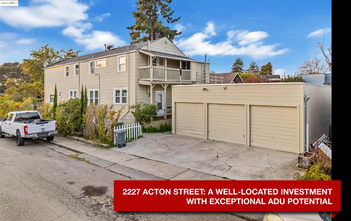 Northern California Real Estate | View 2227 Acton Street