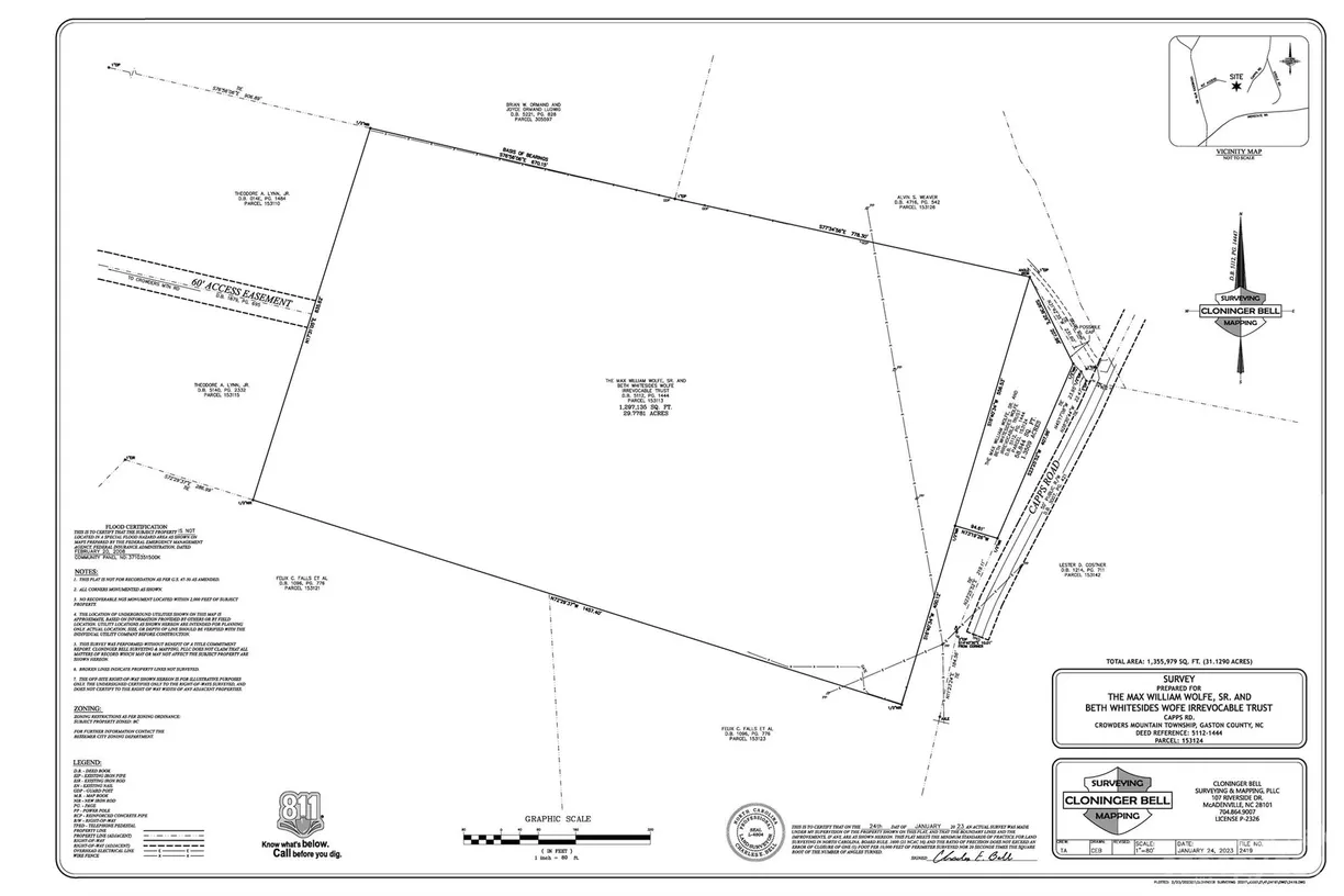 Charlotte Real Estate | View 000 Capps Road | Listing