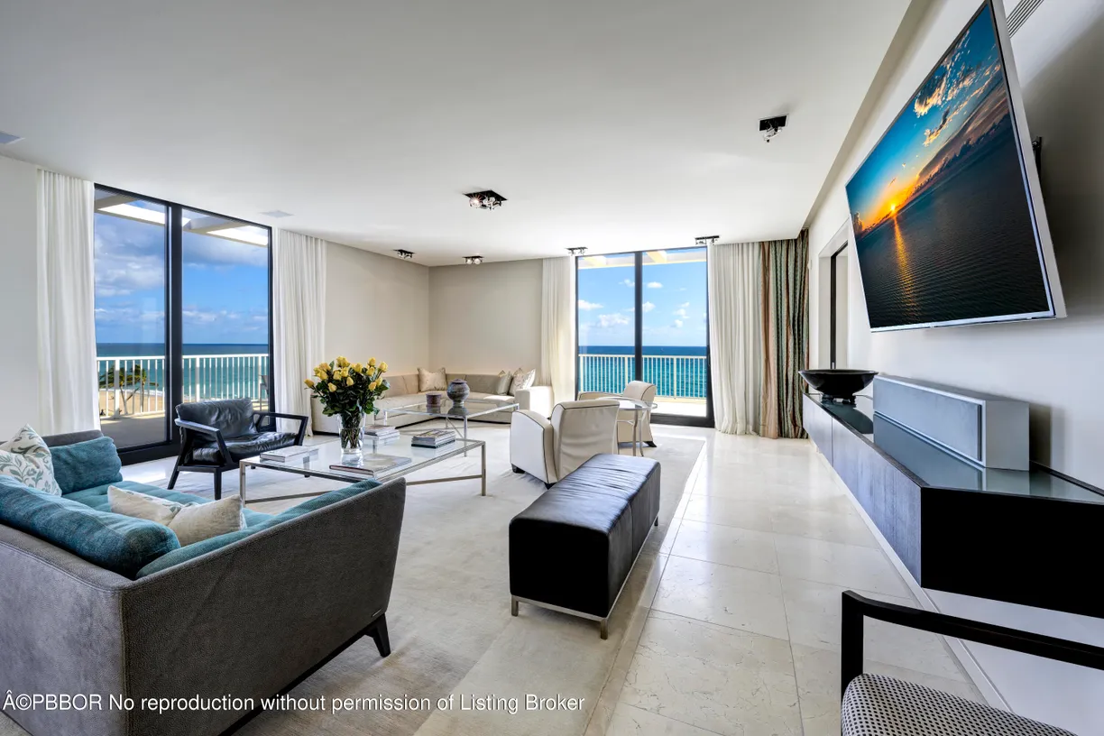 South Florida Real Estate | View 400 S Ocean Boulevard, PH-C | 3 Beds, 3 Baths