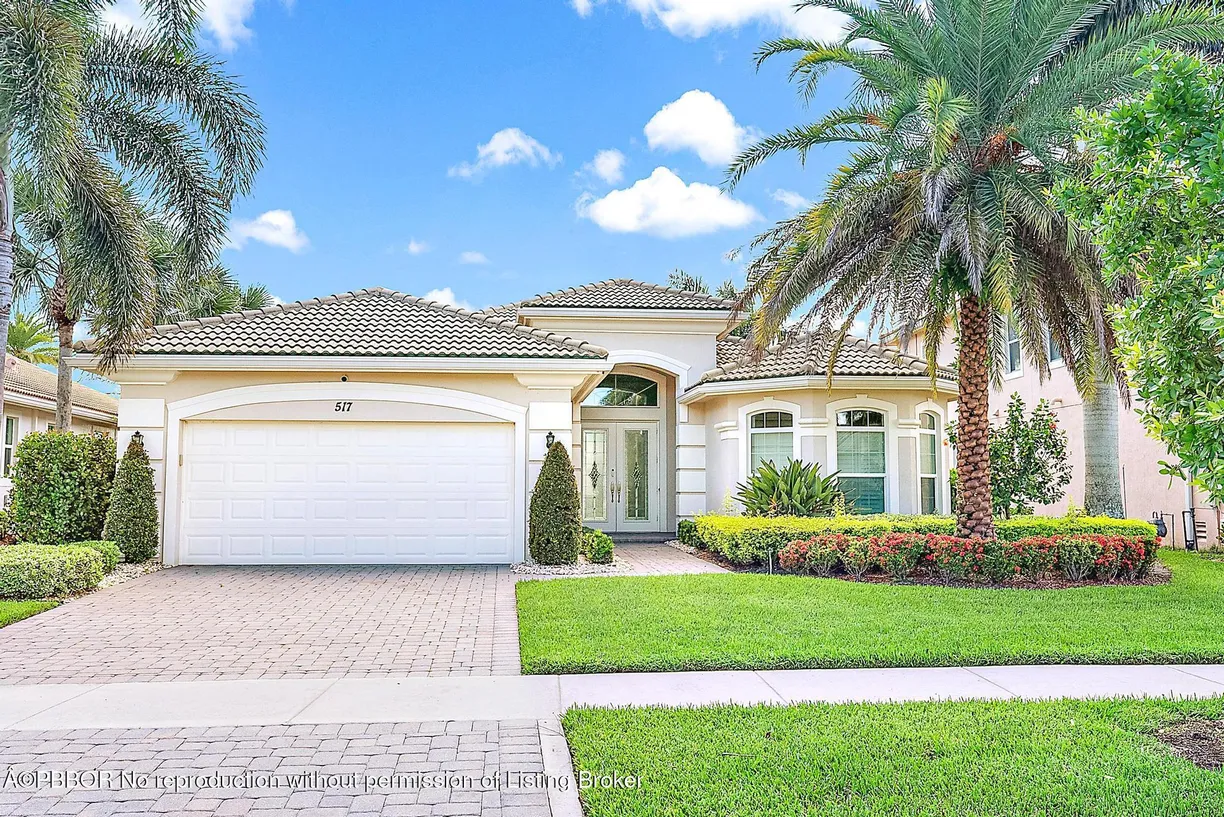 South Florida Real Estate | View 517 Carrara Court | 3 Beds, 2 Baths
