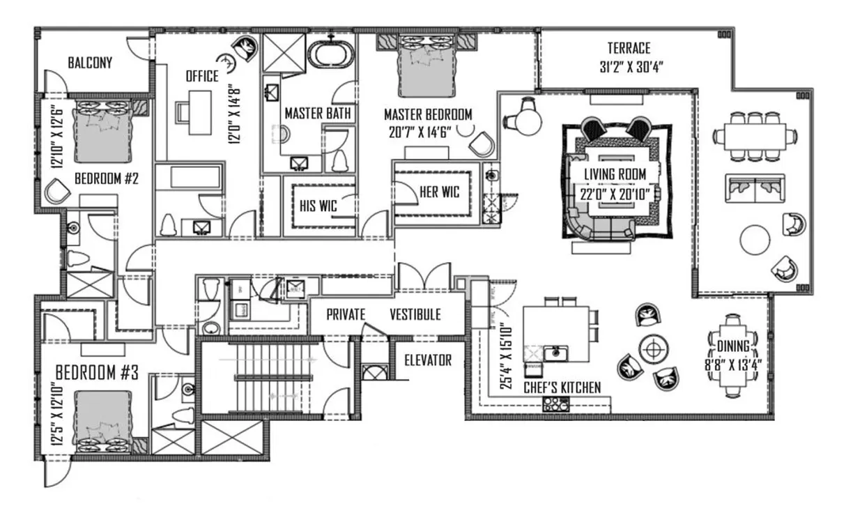 South Florida Real Estate | View 805 46th Pl South Tower, 2N | Listing