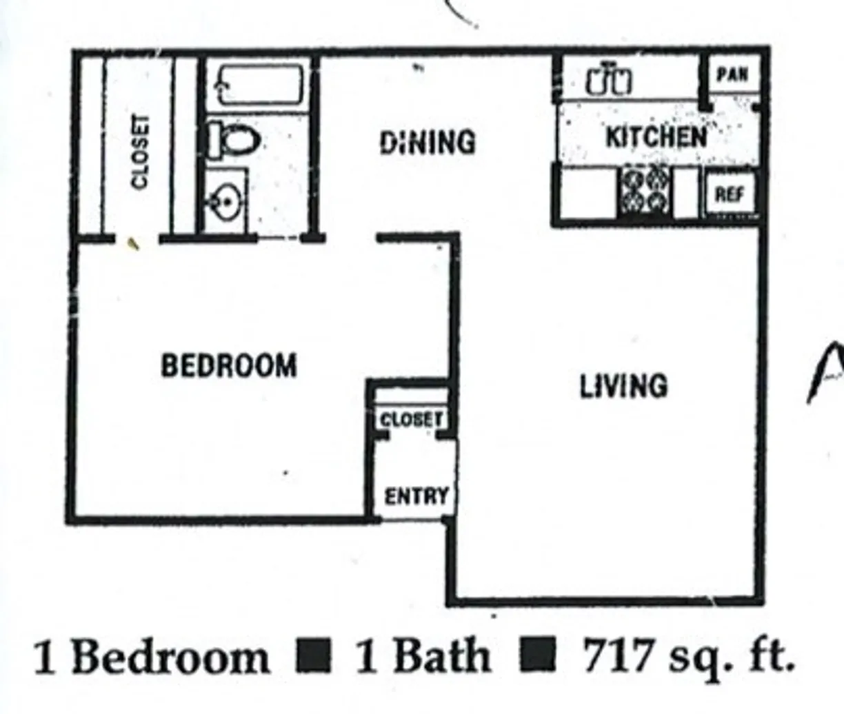 Houston Real Estate | View 6200 W Tidwell Road, 1606 | 1 Bed, 1 Bath