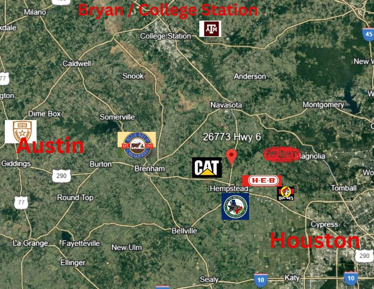 Houston Suburbs Real Estate | View 26773 Highway 6 | Listing