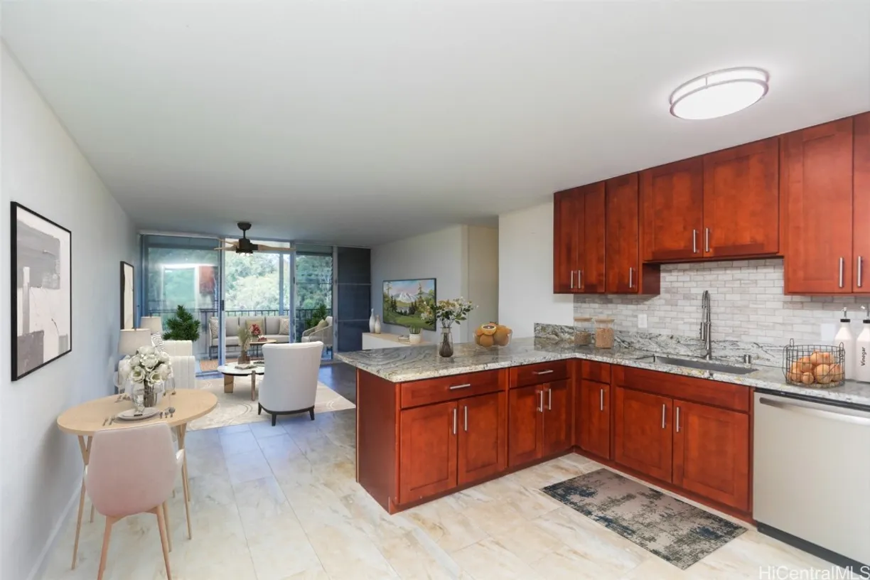 Hawaii Real Estate | View 95-273 Waikalani Drive, D1202 | 2 Beds, 1 Bath