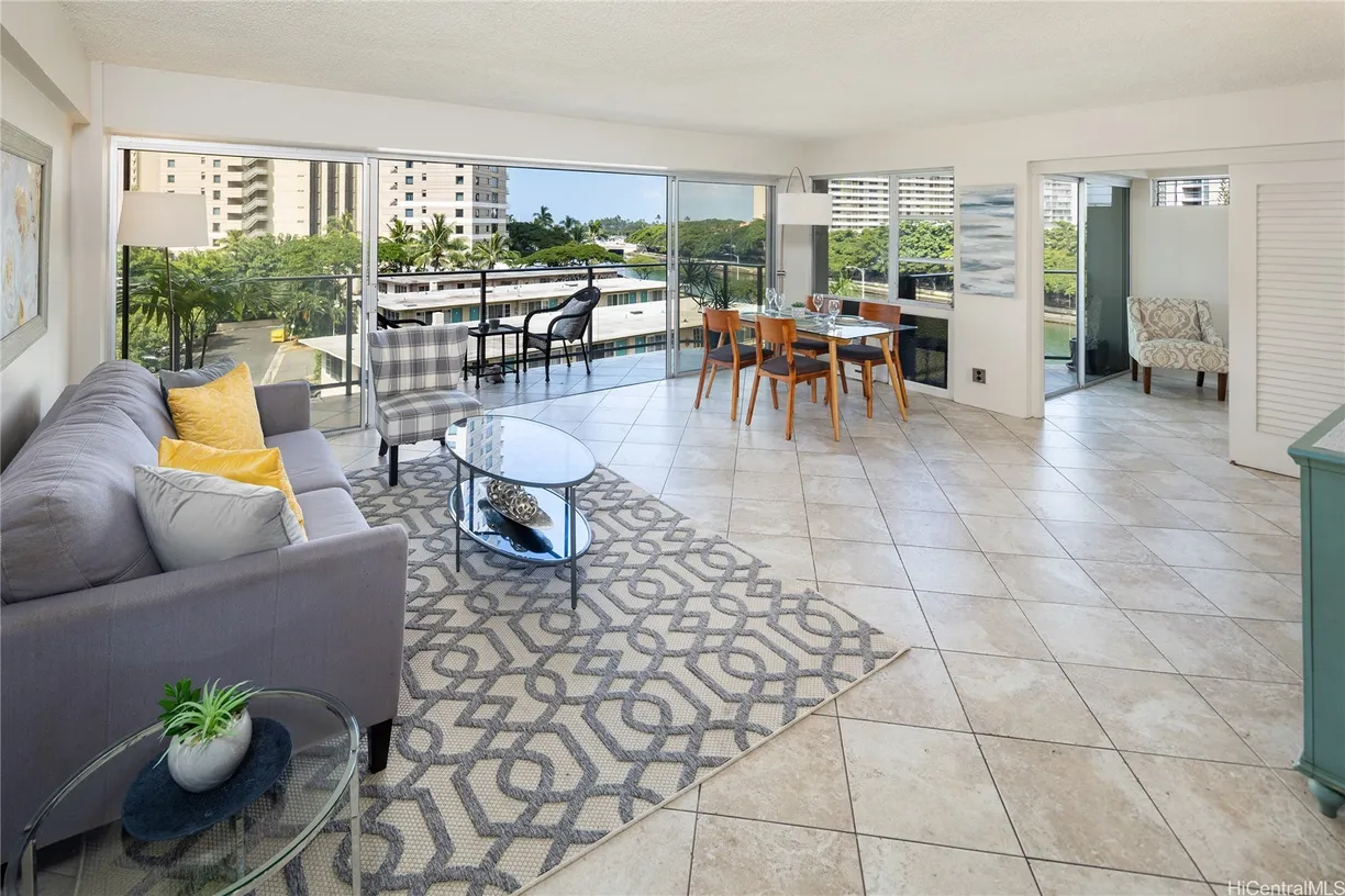Hawaii Real Estate | View 1645 Ala Wai Boulevard, 505 | 2 Beds, 1 Bath