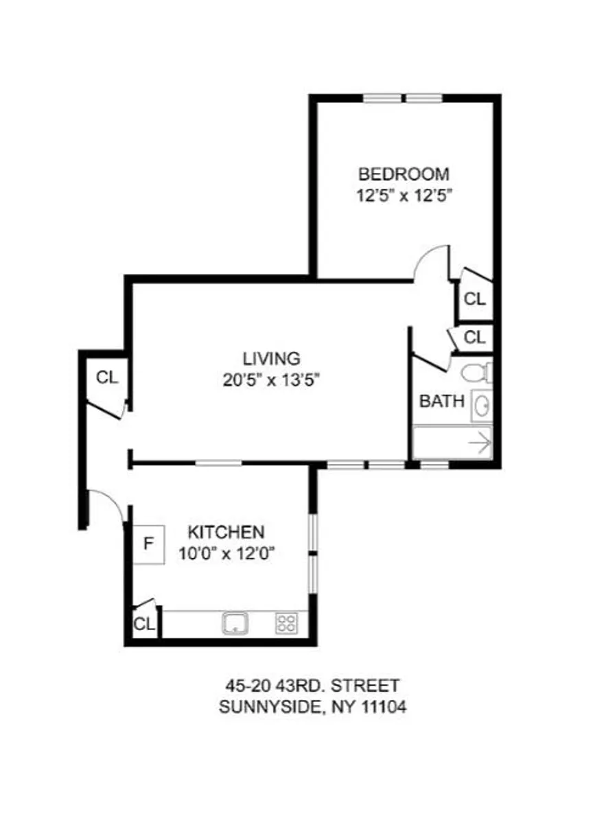 New York City Real Estate | View 45-20 43 Street, 2C | Listing