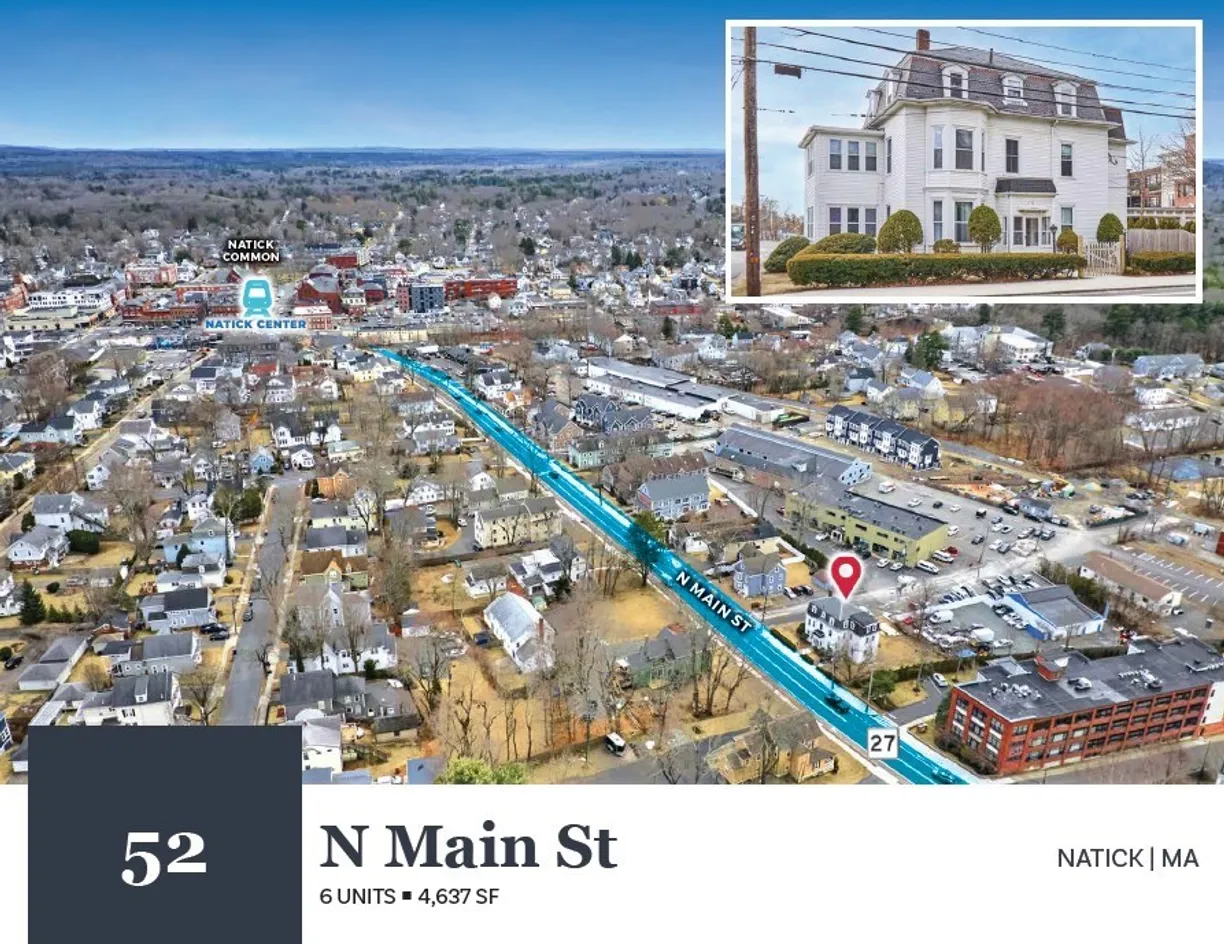 Boston, MA Real Estate | View 52 N Main St | 7 Beds, 6 Baths