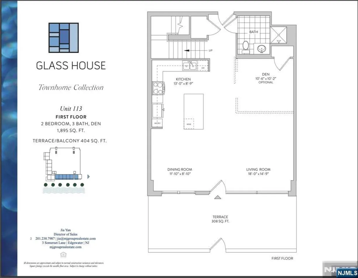 Bergen County Real Estate | View 3 Somerset, 113 | Listing