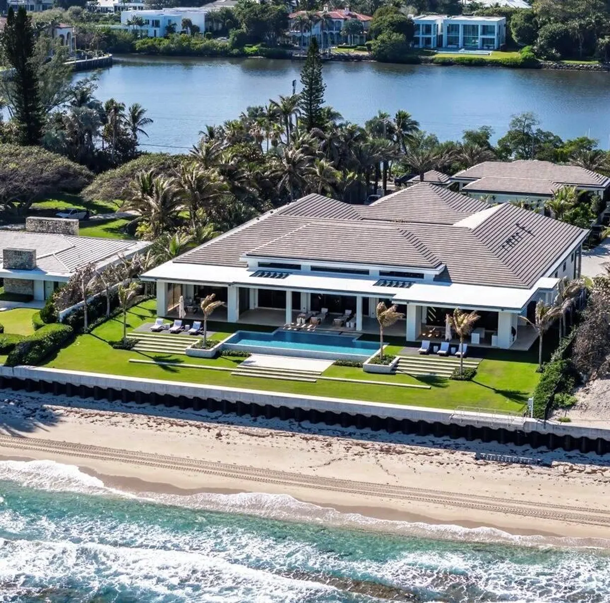 South Florida Real Estate | View 1160 S Ocean Boulevard | 8 Beds, 9 Baths