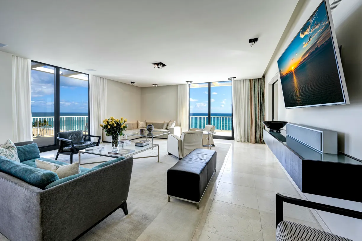 South Florida Real Estate | View 400 S Ocean Boulevard, Penthouse-C | 3 Beds, 3 Baths