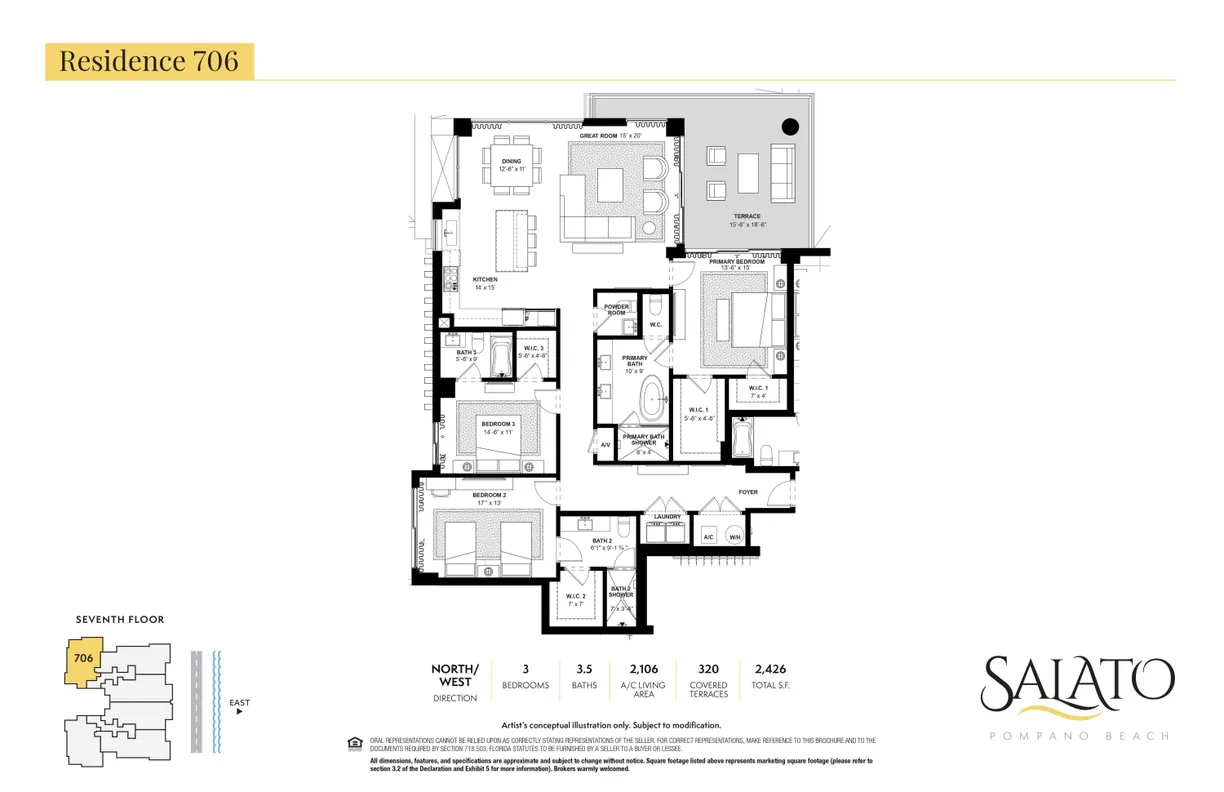 South Florida Real Estate | View 305 Briny Avenue, 706 | Listing