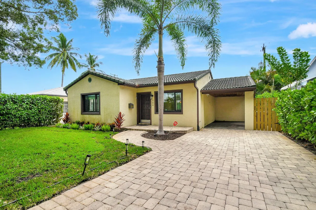 South Florida Real Estate | View 504 51st Street | 2 Beds, 1 Bath