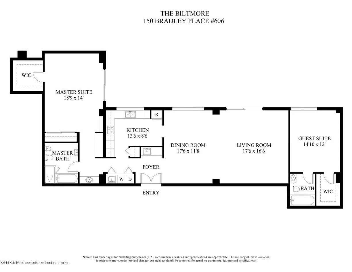 South Florida Real Estate | View 150 Bradley Place, 606-T | Listing