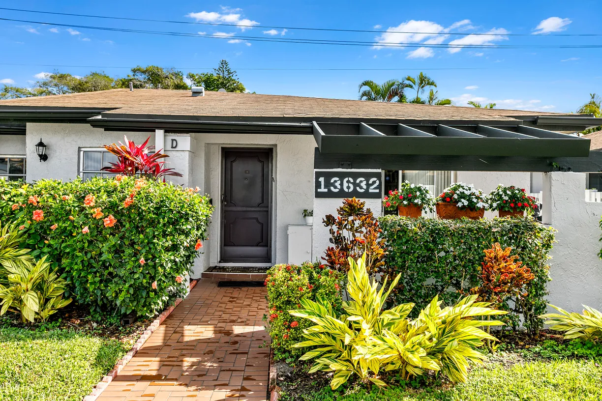South Florida Real Estate | View 13632 Coconut Palm Court, D | Listing