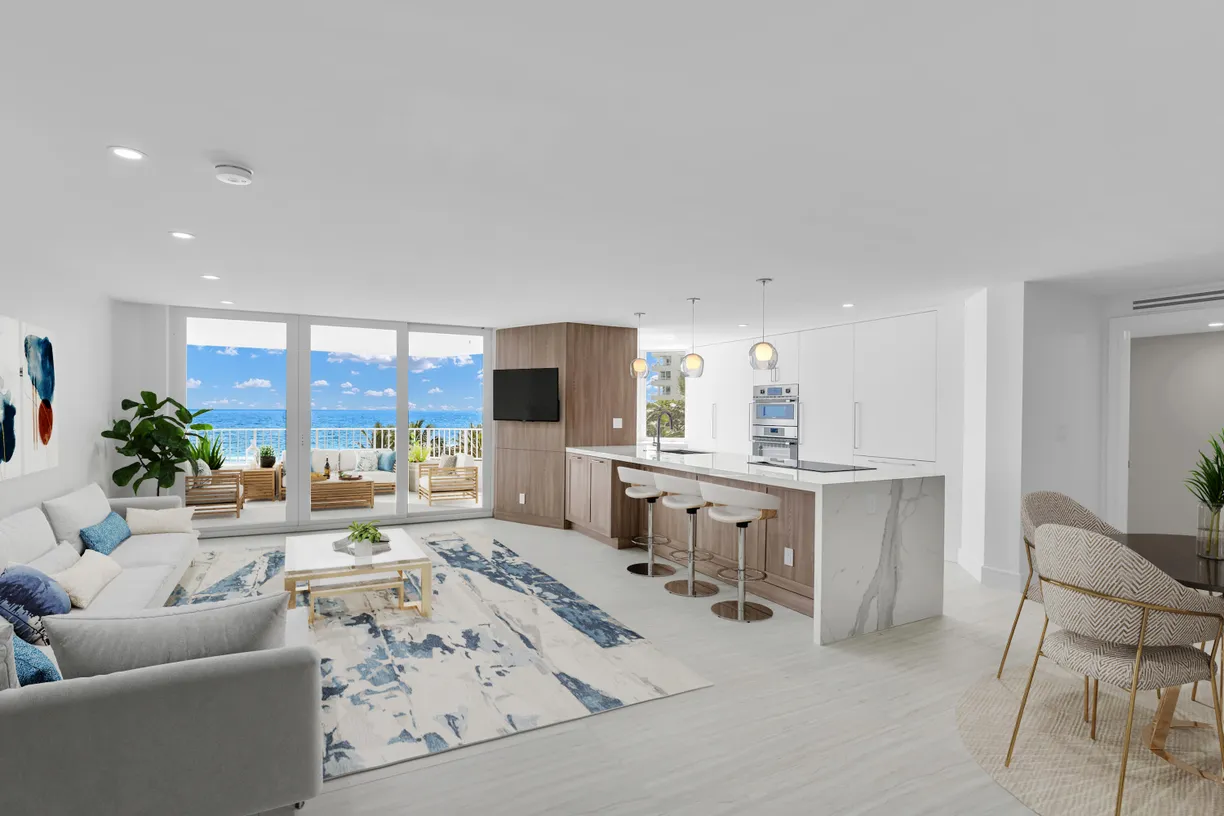 South Florida Real Estate | View 550 S Ocean Boulevard, 406 | 2 Beds, 2 Baths