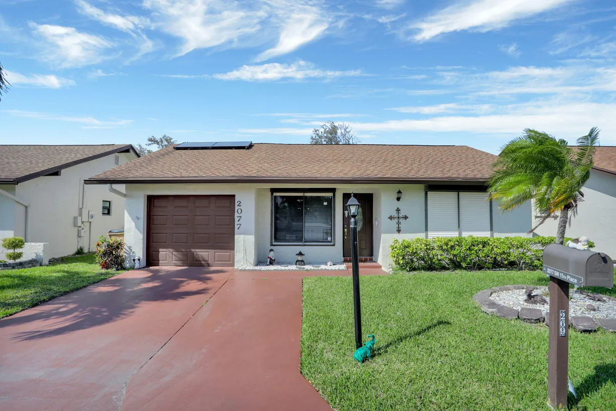 South Florida Real Estate | View 2077 SW 15 Place | 2 Beds, 2 Baths