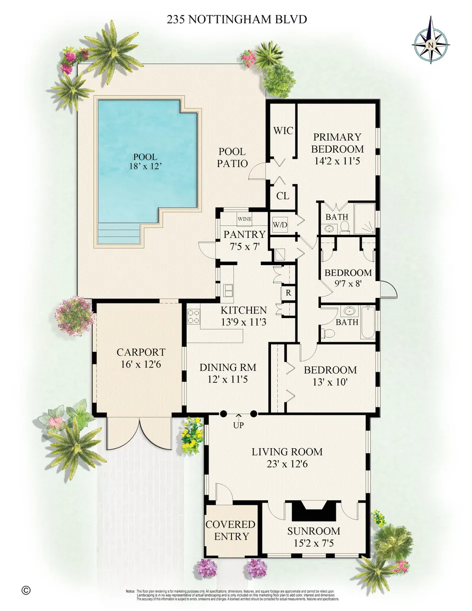 South Florida Real Estate | View 235 Nottingham Boulevard | Listing