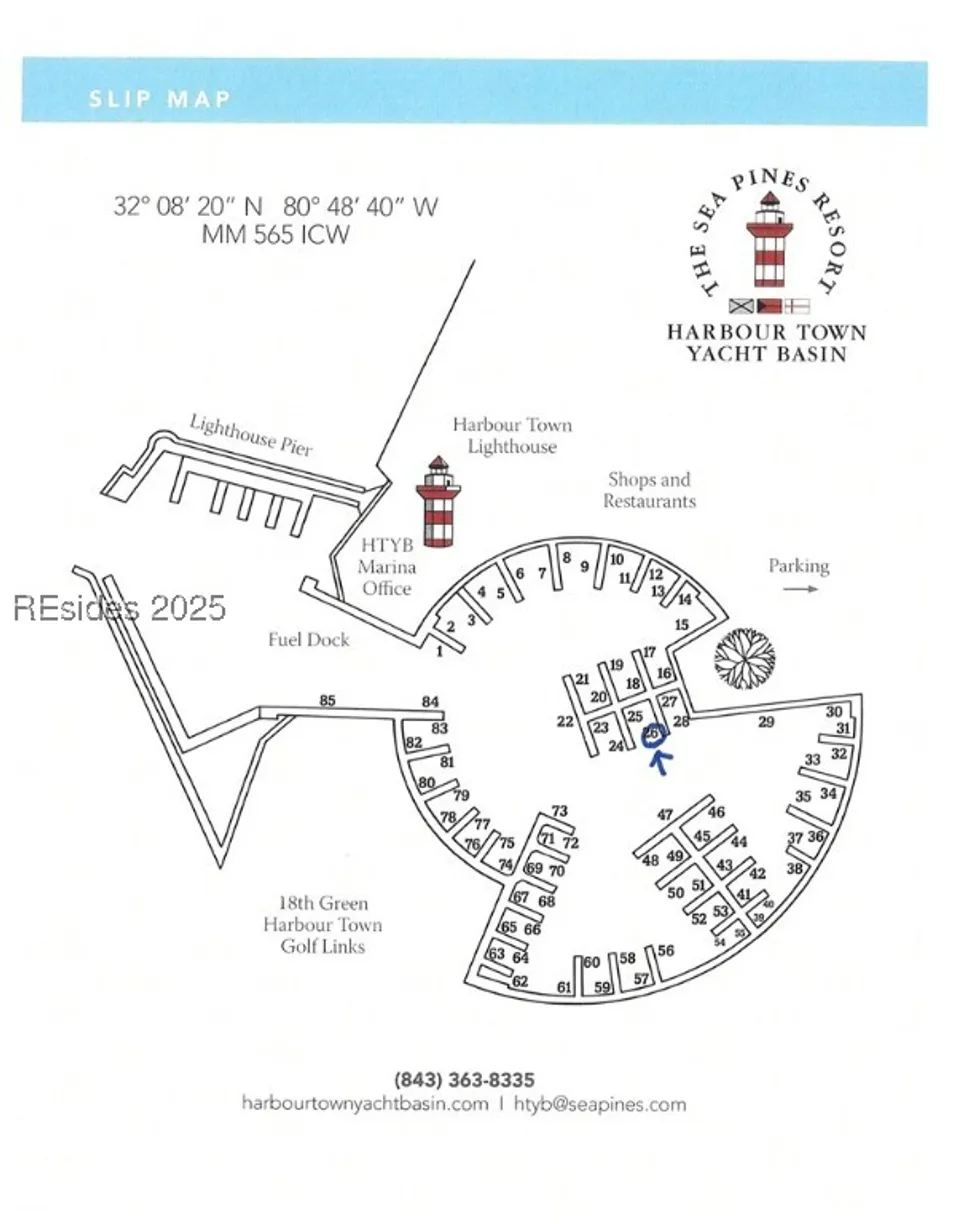 Charleston, SC Real Estate | View 26 Harbour Town Yacht Basin | Listing