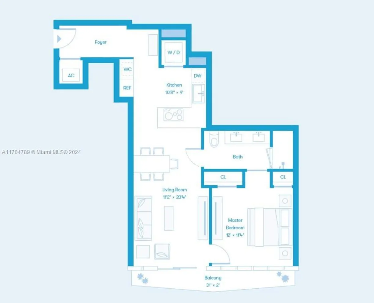 South Florida Real Estate | View  | 1 Bed, 1 Bath