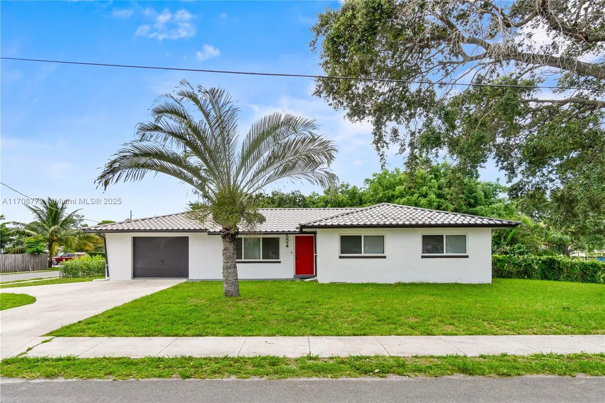 South Florida Real Estate | View 524 NW 7th Ct | 3 Beds, 2 Baths