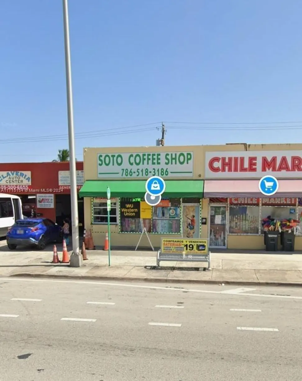 South Florida Real Estate | View Cafeteria & Retail Market and Apparel Store With Ventanita In Hialeah Dr