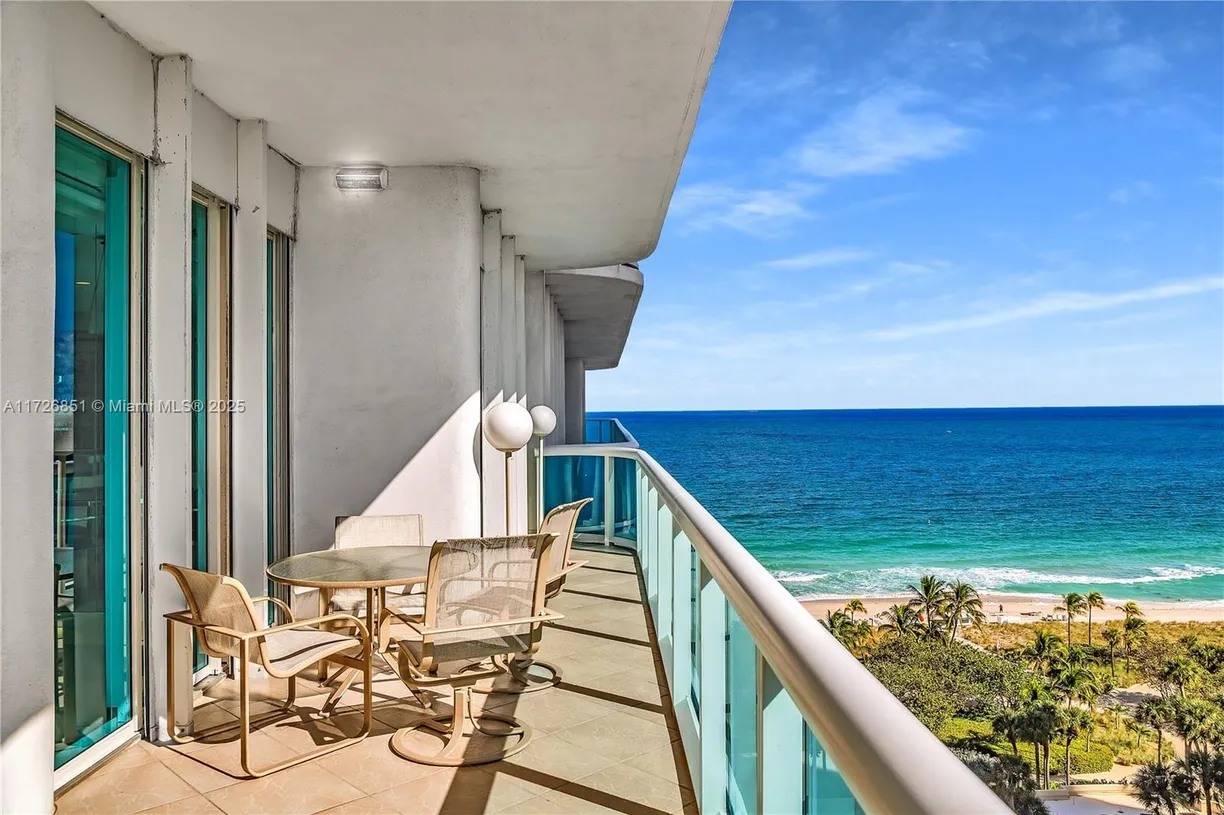 South Florida Real Estate | View 10101 Collins Ave, 11D+cabana | 2 Beds, 3 Baths