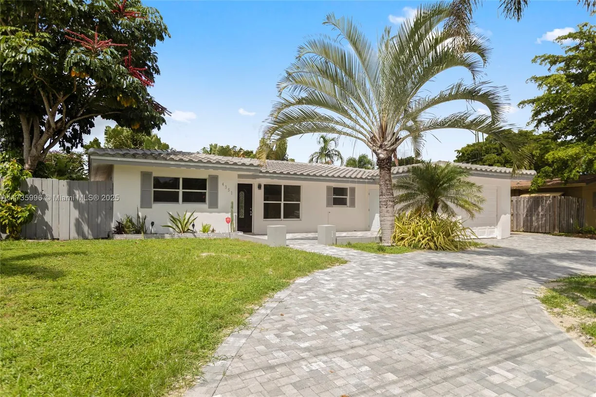 South Florida Real Estate | View 4351 NE 15th Ter | 4 Beds, 2 Baths