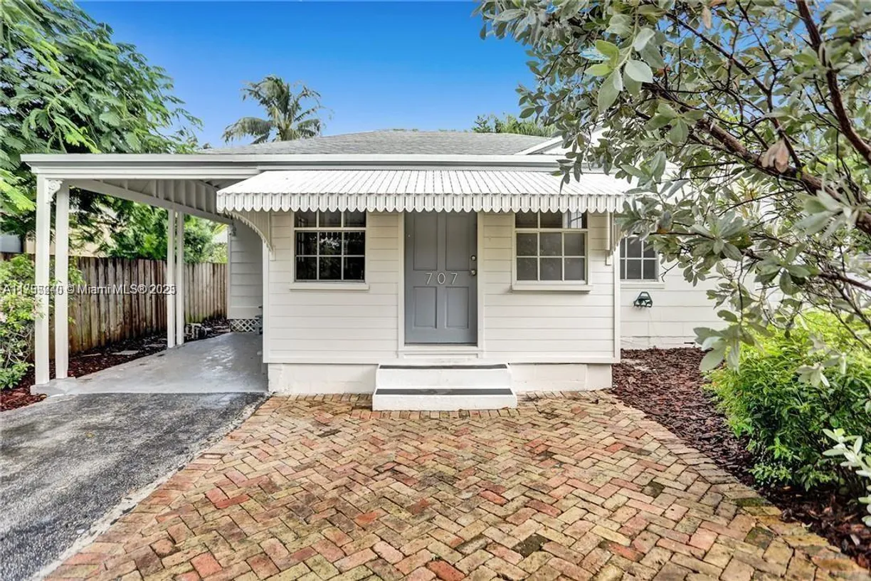 South Florida Real Estate | View 707 SW 11th St | 2 Beds, 1 Bath