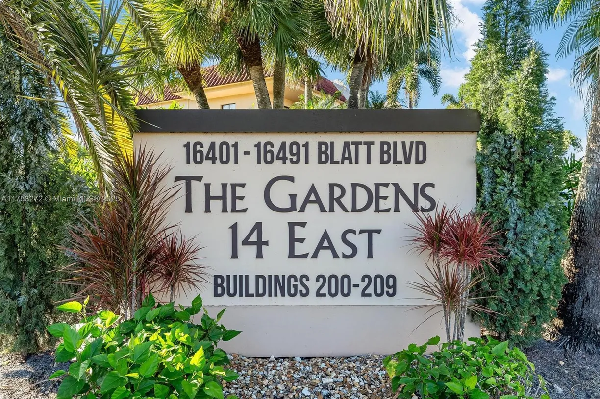 South Florida Real Estate | View 16431 Blatt Blvd, 103 | Listing