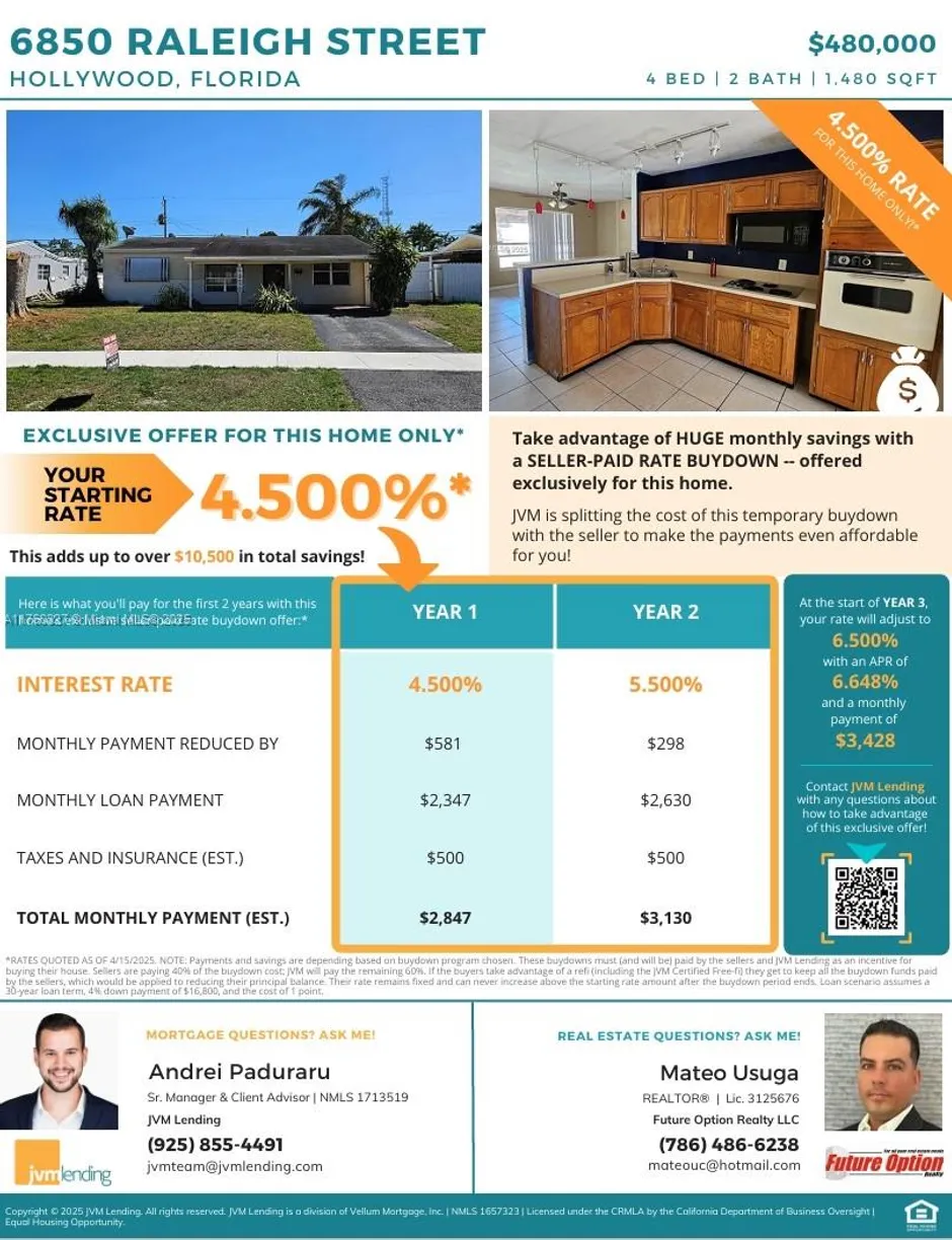 South Florida Real Estate | View 6850 Raleigh St | Listing