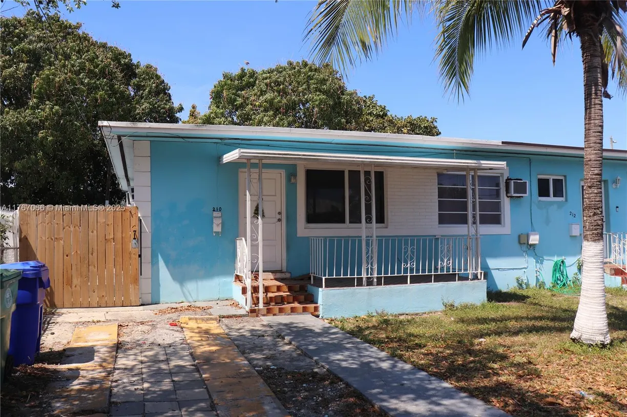 South Florida Real Estate | View 210 NW 19th Ave | 2 Beds, 1 Bath