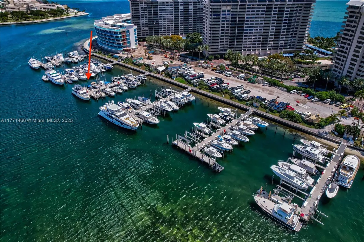 South Florida Real Estate | View 4 Grove Isle Dr - Boat Slip D8 & D9