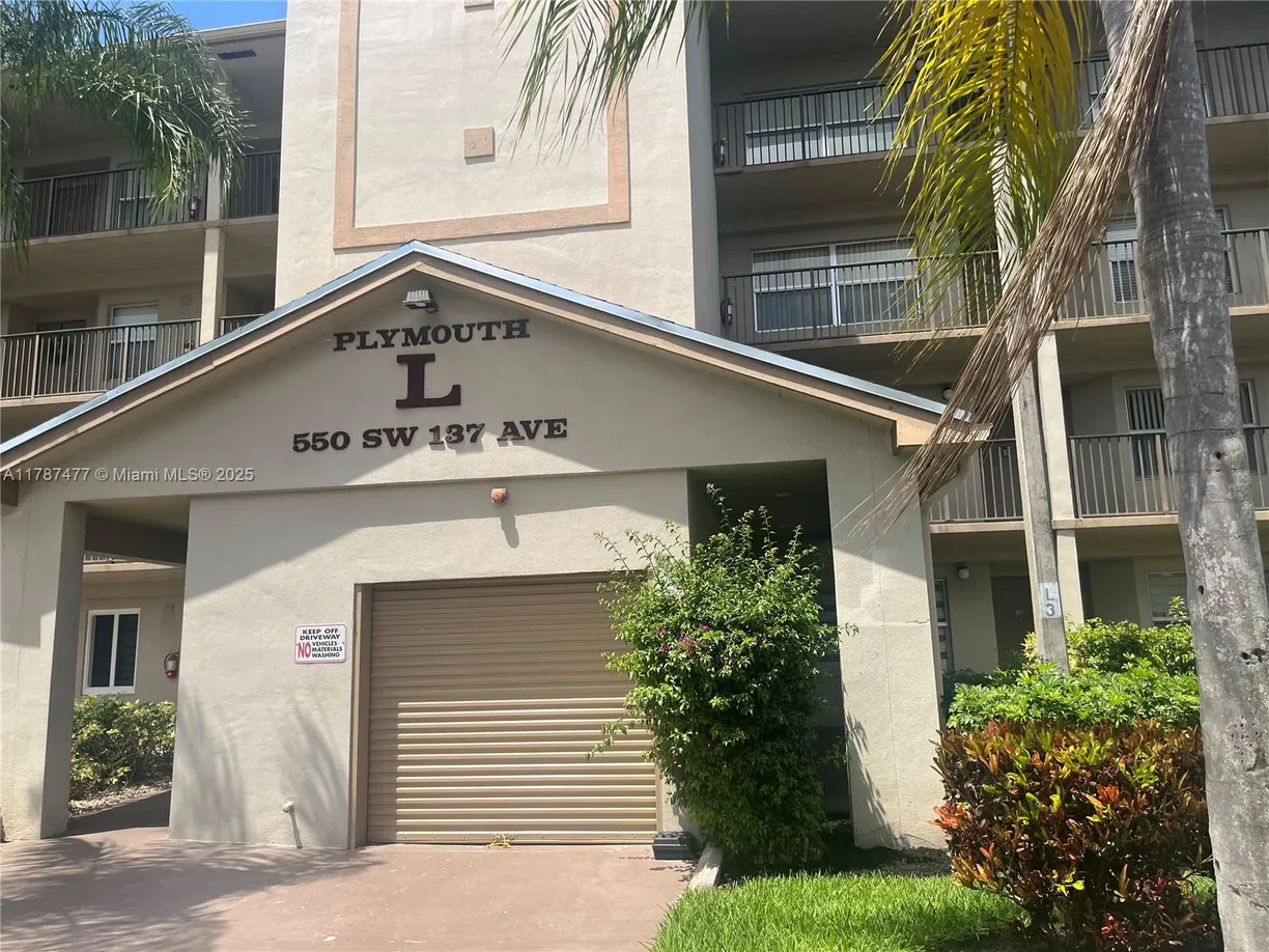 South Florida Real Estate | View 550 SW 137th Ave, 208L | Listing