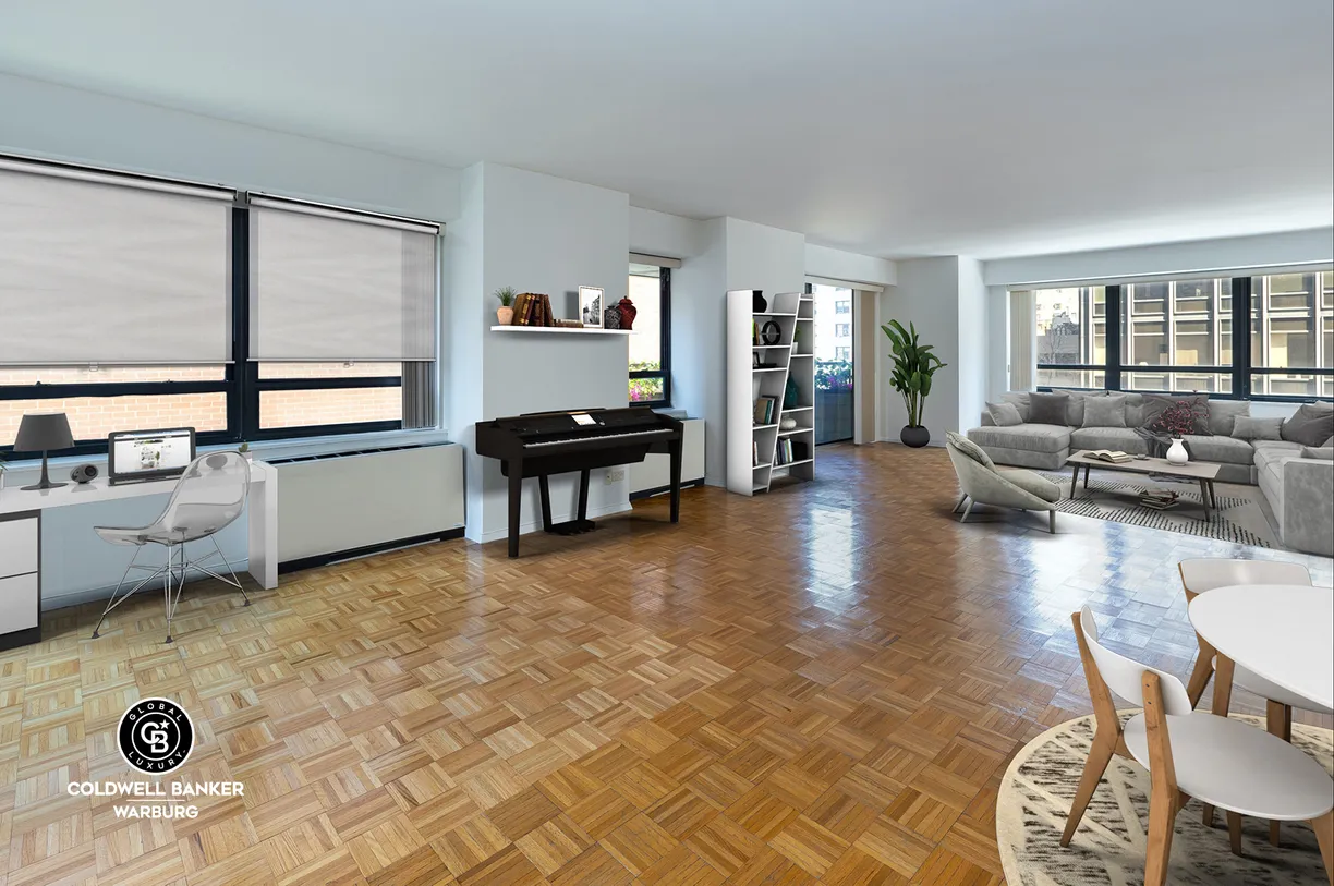 New York City Real Estate | View 240 East 47th Street, 5B | 1 Bed, 2 Baths