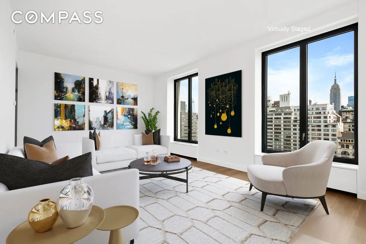 New York City Real Estate | View 21 East 12th Street, 15A | 2 Beds, 3 Baths