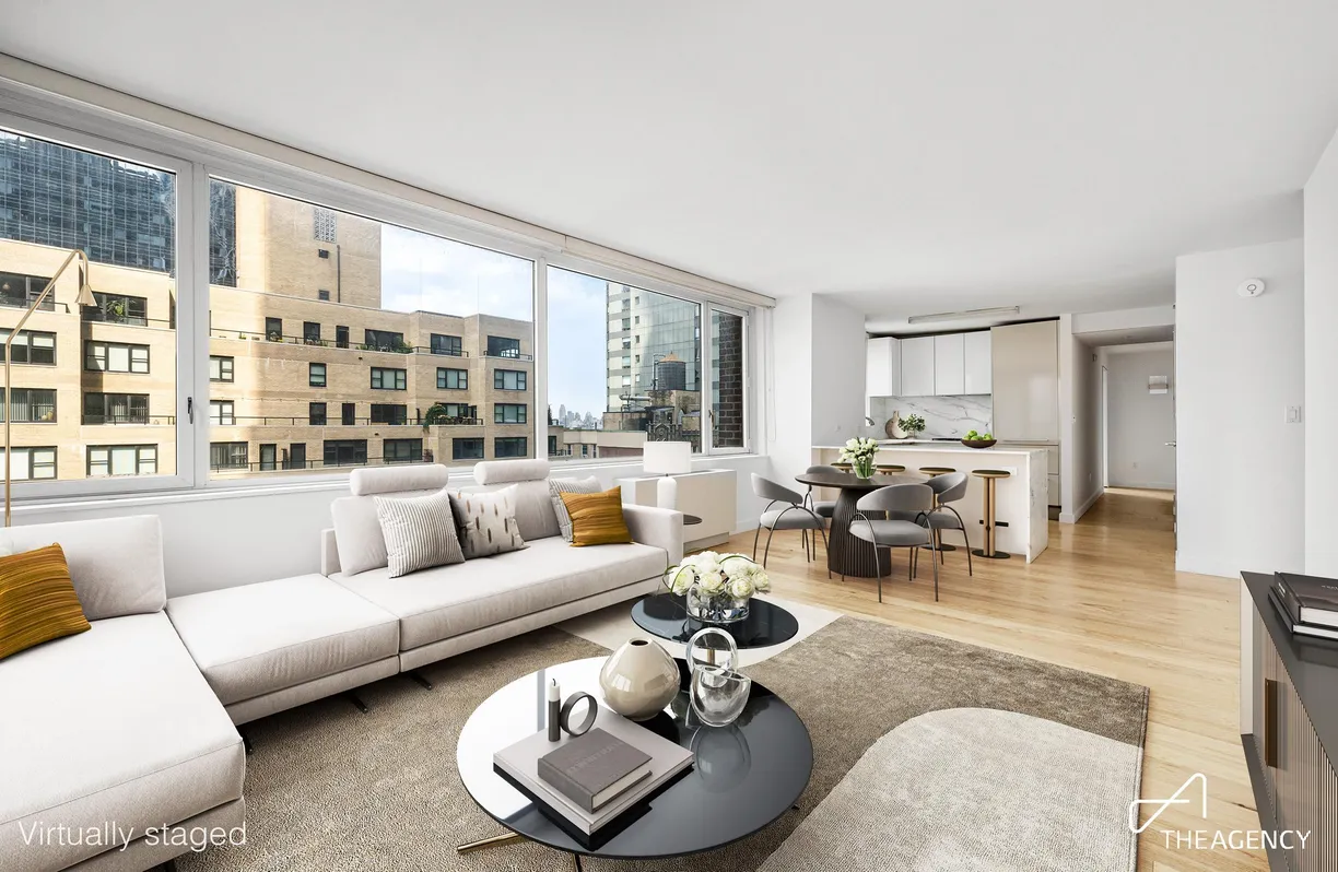 New York City Real Estate | View 322 West 57th Street, 24H | 3 Beds, 3 Baths
