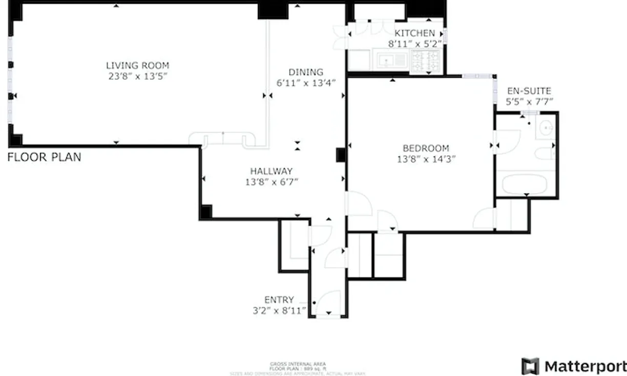 New York City Real Estate | View 110 E 87th Street, 2A | Floorplan