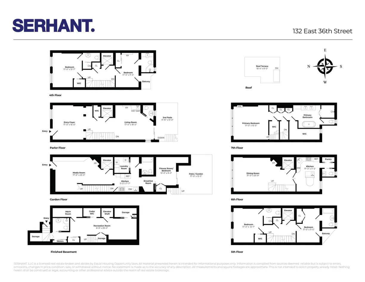New York City Real Estate | View 132 E 36th Street | Floorplan 1