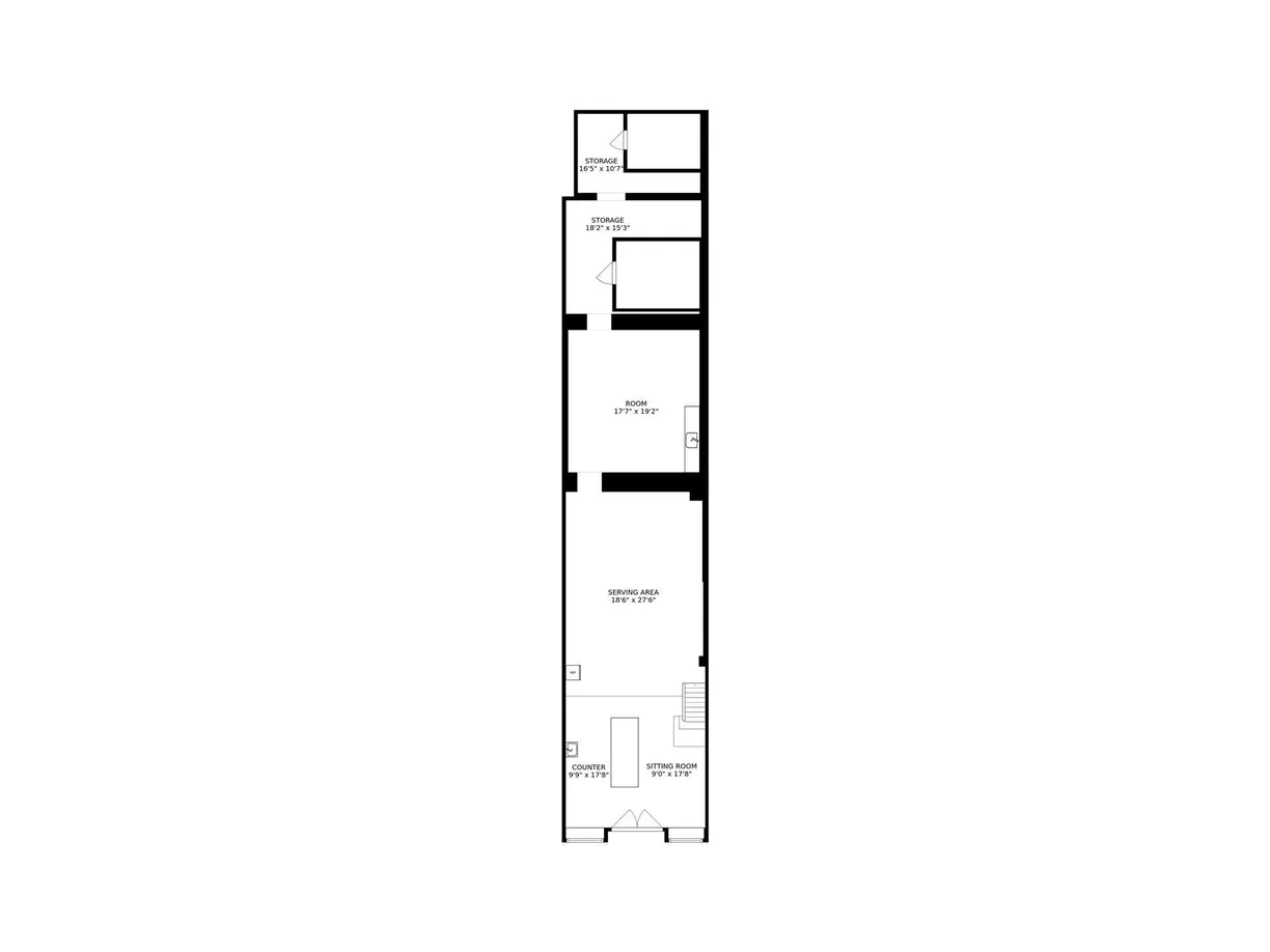 New York City Real Estate | View 159 9th Avenue, GROUND | Floorplan 1