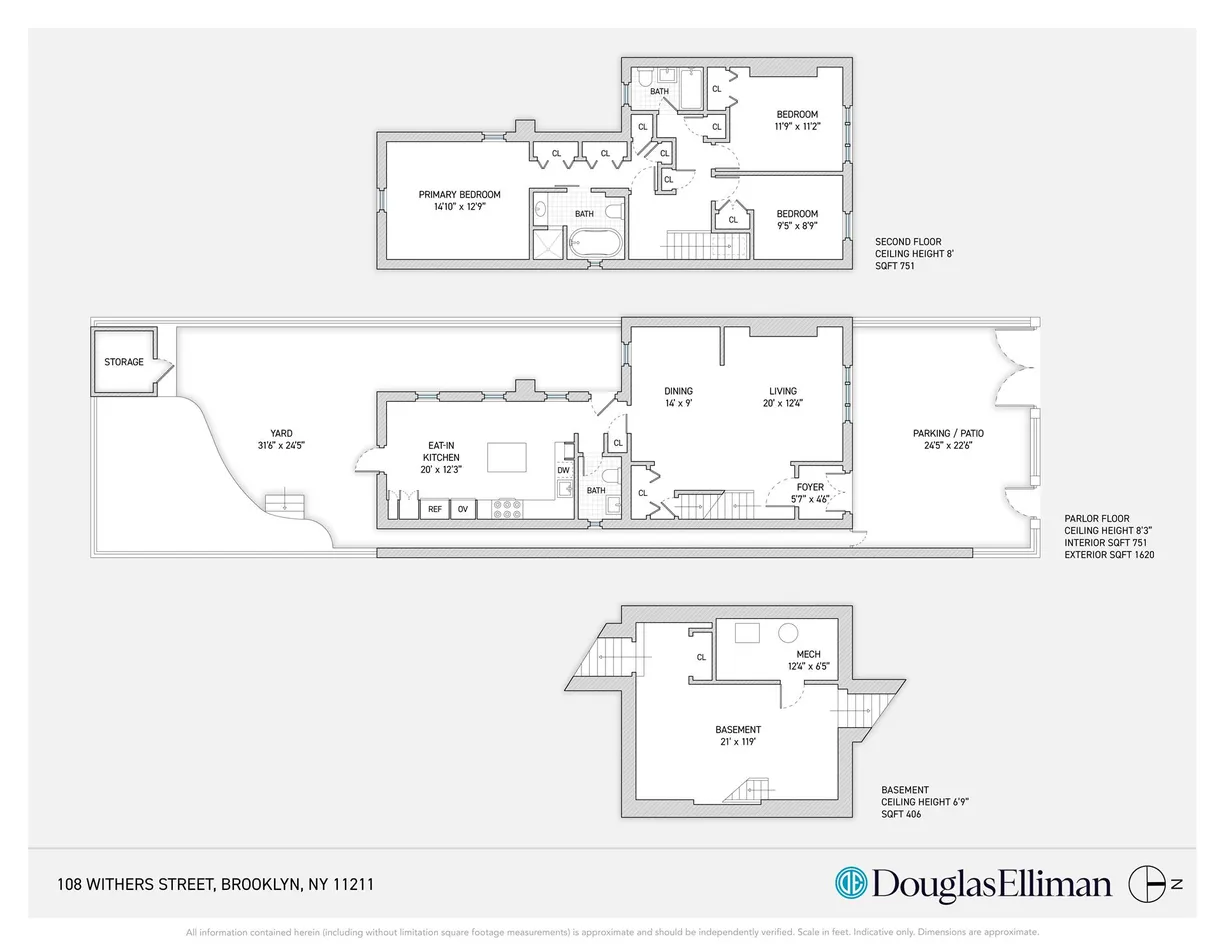 New York City Real Estate | View 108 Withers Street | Floorplan