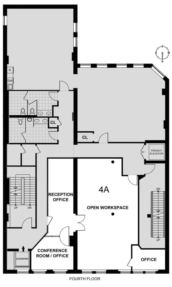 New York City Real Estate | View 179 Franklin Street, 4A | Floorplan