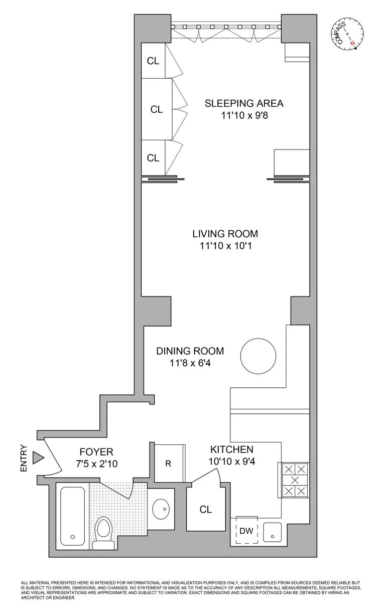 New York City Real Estate | View 320 E 42nd Street, 310 | Floorplan
