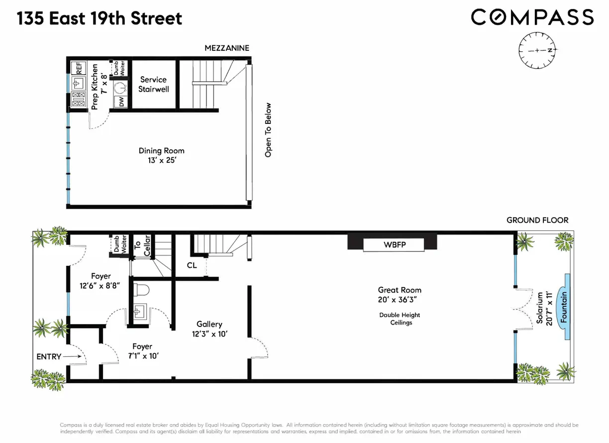 New York City Real Estate | View 135 E 19th Street | Floorplan 1