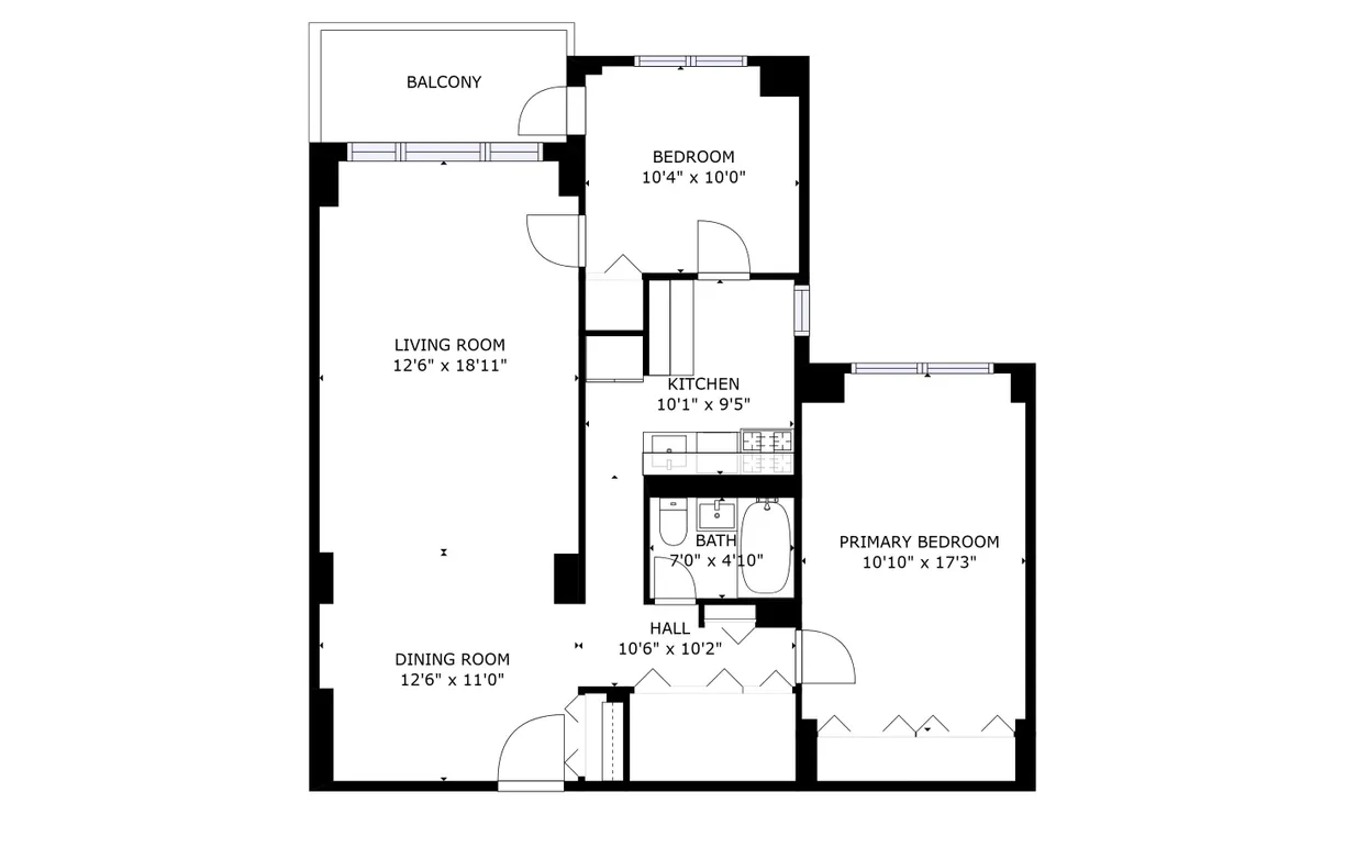 New York City Real Estate | View 1655 Flatbush Avenue, C1203 | Floorplan