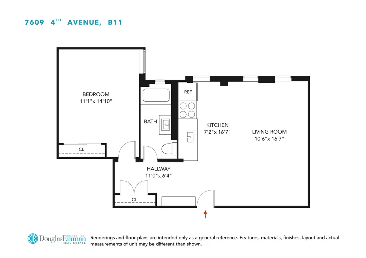 New York City Real Estate | View 7609 4th Avenue, B11 | Floorplan