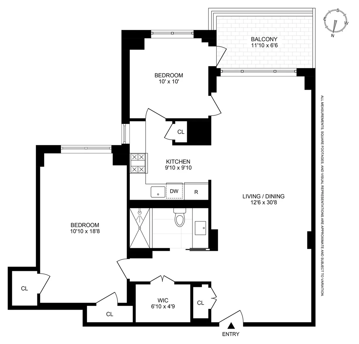 New York City Real Estate | View 1655 Flatbush Avenue, B1806 | Floorplan