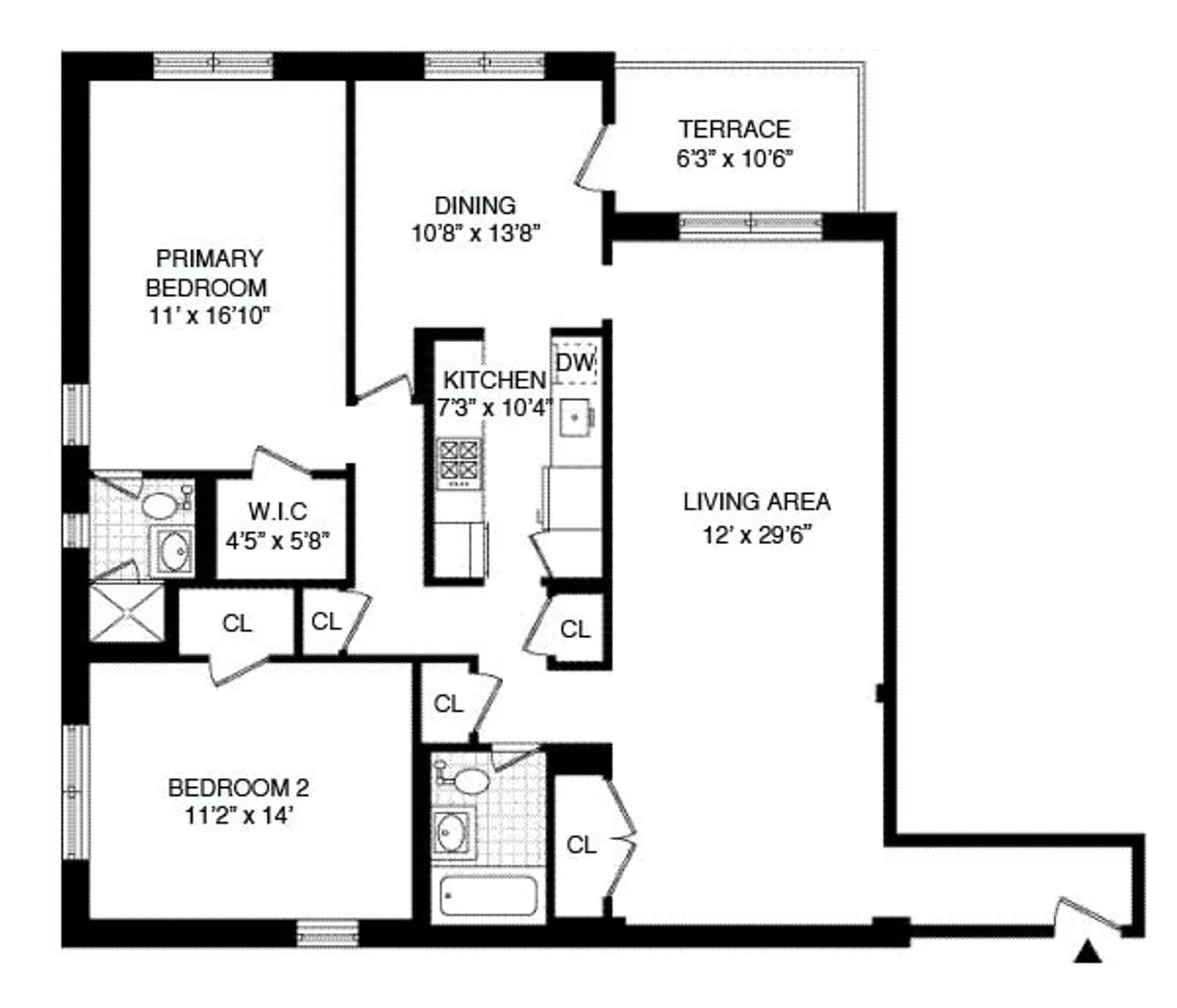 New York City Real Estate | View 2711 Ave X, 2C | Floorplan