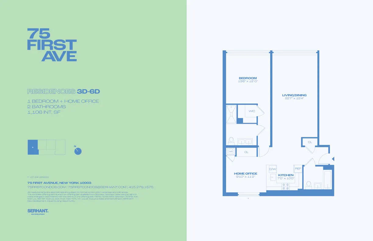New York City Real Estate | View 75 1st Avenue, 3D | Floorplan