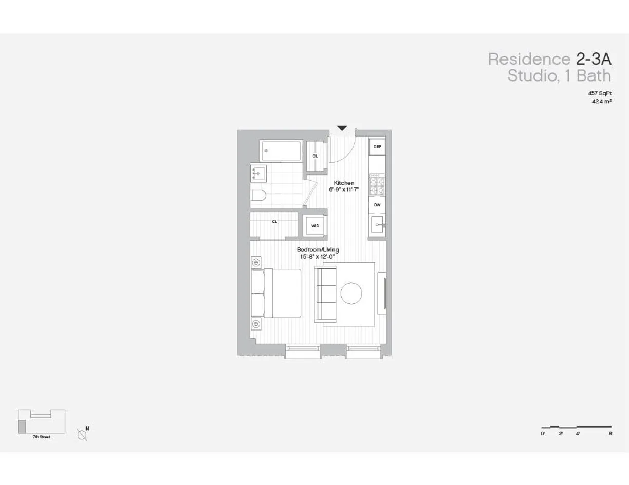 New York City Real Estate | View 45 E 7th Street, 3A | Floorplan